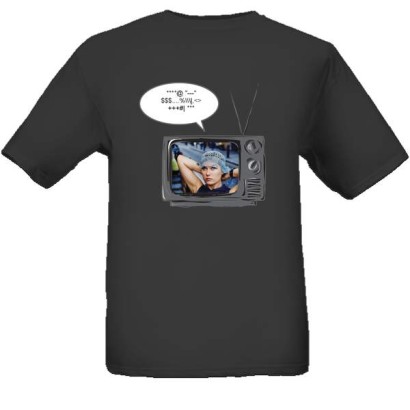 T-shirt TV Nika-Black